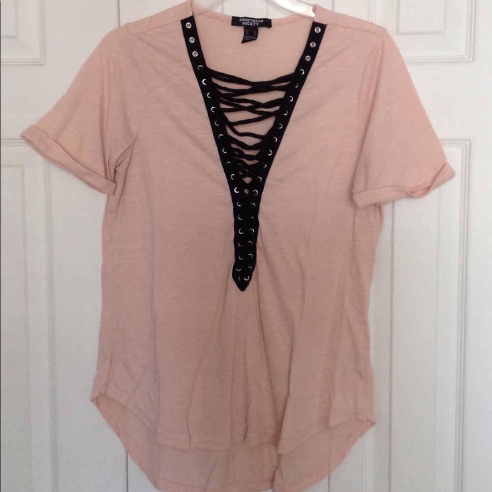 Streetwear Society hi-lo shirt, size L
